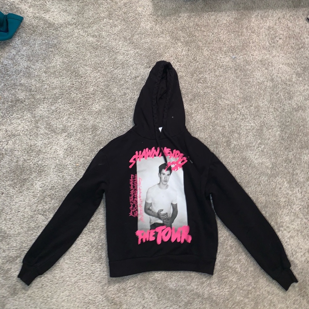 Divided by H&M Shawn Mendes Black & Pink Hoodie - Picture 3 of 8